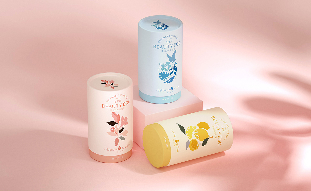 柔软Q弹美妆蛋包装设计