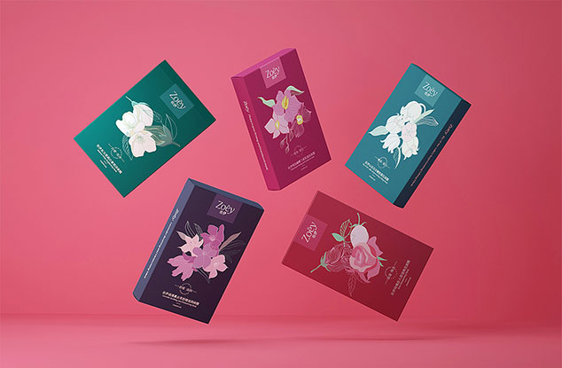ZOEY花卉面膜包装设计